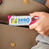 Baton din orez brun Zero Sugar fara gluten cu ciocolata neagra 18gr
