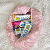 Baton din orez brun Zero Sugar fara gluten cu ciocolata neagra 18gr