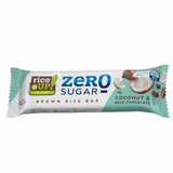 Baton din orez brun Zero Sugar fara gluten cu cocos si ciocolata 18gr Rice Up!