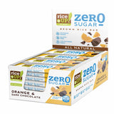 Baton din orez brun Zero Sugar fara gluten cu portocale si ciocolata 18gr