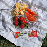 Baton proteic fara gluten cu aroma de zmeura 40gr Rice Up