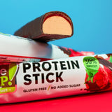 Baton proteic fara gluten cu aroma de zmeura 40gr Rice Up