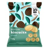 Biscuiti fragezi fara gluten cocos 150gr It's Us