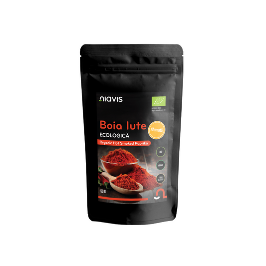 Boia iute afumata fara gluten, bio 50gr Niavis