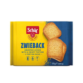 Paine prajita, feliata fara gluten Zwieback 175gr Schar