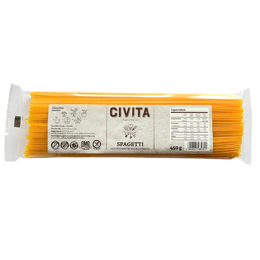 Paste fara gluten din porumb spaghete 450gr Civita