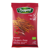 Sticks fara gluten, bio cu ardei 45gr Biopont