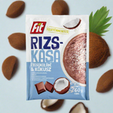 Terci de orez fara gluten cu cocos si ciocolata 60gr Fit Reggeli