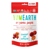 Acadele bio fara gluten asortate cu fructe 14buc Yumearth