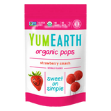 Acadele bio fara gluten cu capsuni 14buc Yumearth