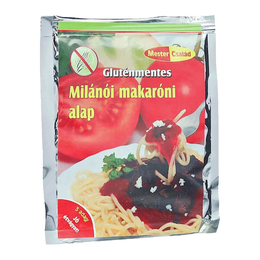 Baza de spaghete milanez fara gluten 50g Mester