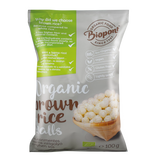 Bilute de orez brun bio fara gluten usor sarati 100gr Biopont