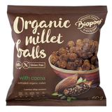 Bilute de mei bio fara gluten cu cacao 75gr Biopont