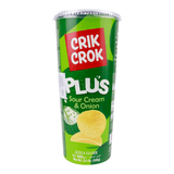 Chips fara gluten cu smantana si ceapa 100gr Crik Crok
