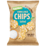 Chips fara gluten de orez brun si porumb cu sare 50gr Benlian