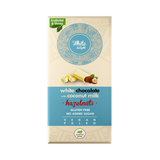 Ciocolata alba vegana, fara glute cu alune White Delight 80gr Health Market