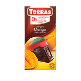 Ciocolata neagra fara gluten cu mango 75gr Torras