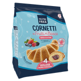 Cornulete cu fructe de padure fara gluten Cornetti 240gr NutriFree