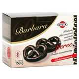 Covrigei fara gluten cu vanilie inveliti in ciocolata 150gr Barbara