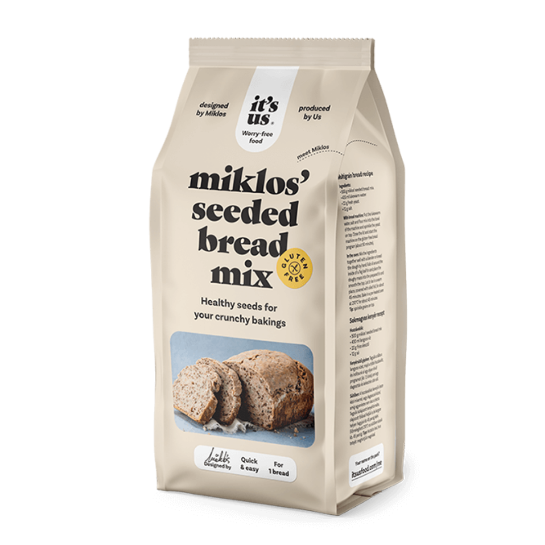 Faina fara gluten pentru paine seminte 500gr It's Us Miklos