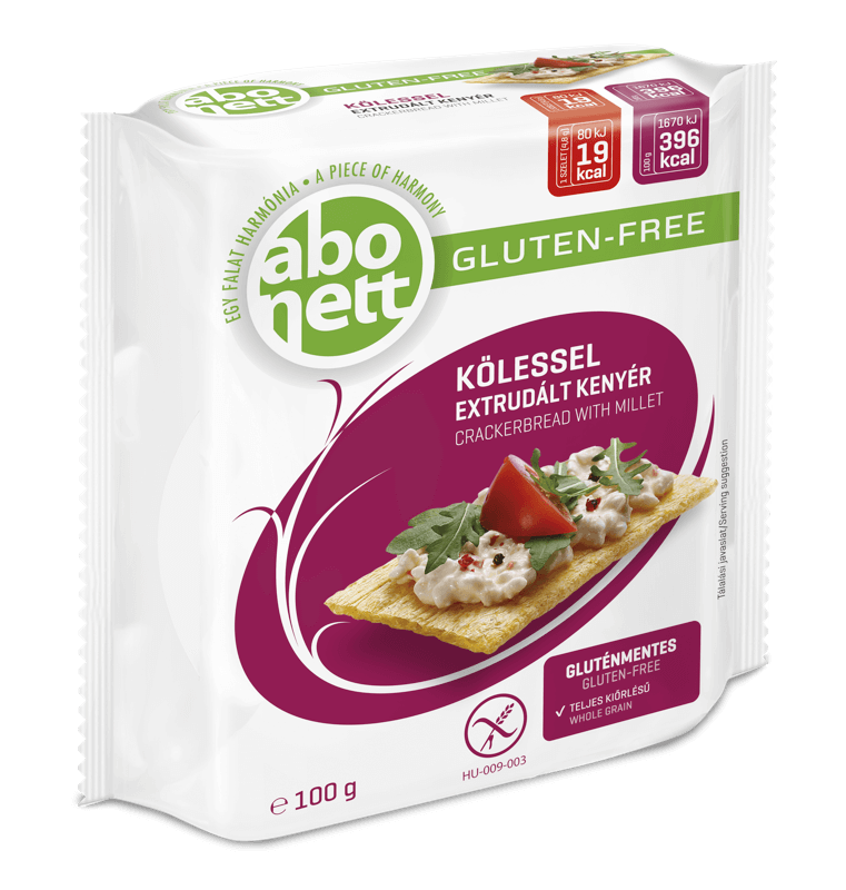 Paine extrudata fara gluten din mei 100g Abonett