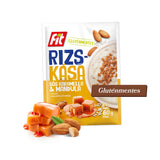 Terci de orez fara gluten cu caramel sarat si migdale 60gr Fit Reggeli