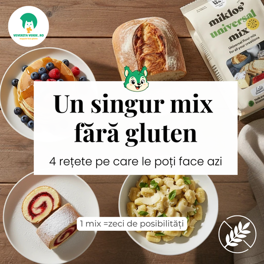 4 Rețete Simple Fără Gluten cu It's Us Miklos Universal Mix