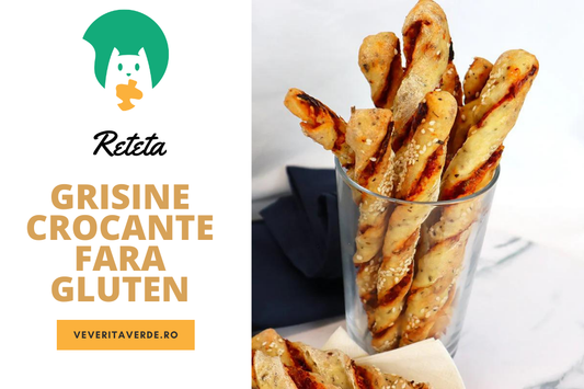 Reteta: Grisine fara gluten, fara lactoza