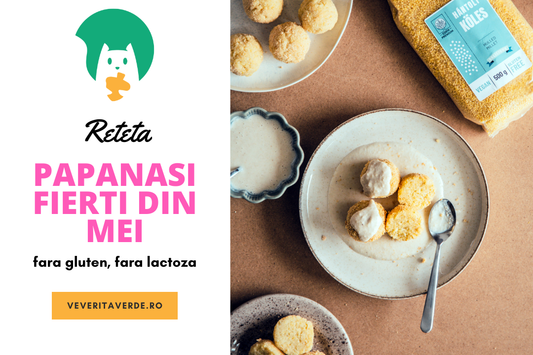 Reteta: Papanasi fierti din mei fara gluten, fara lactoza