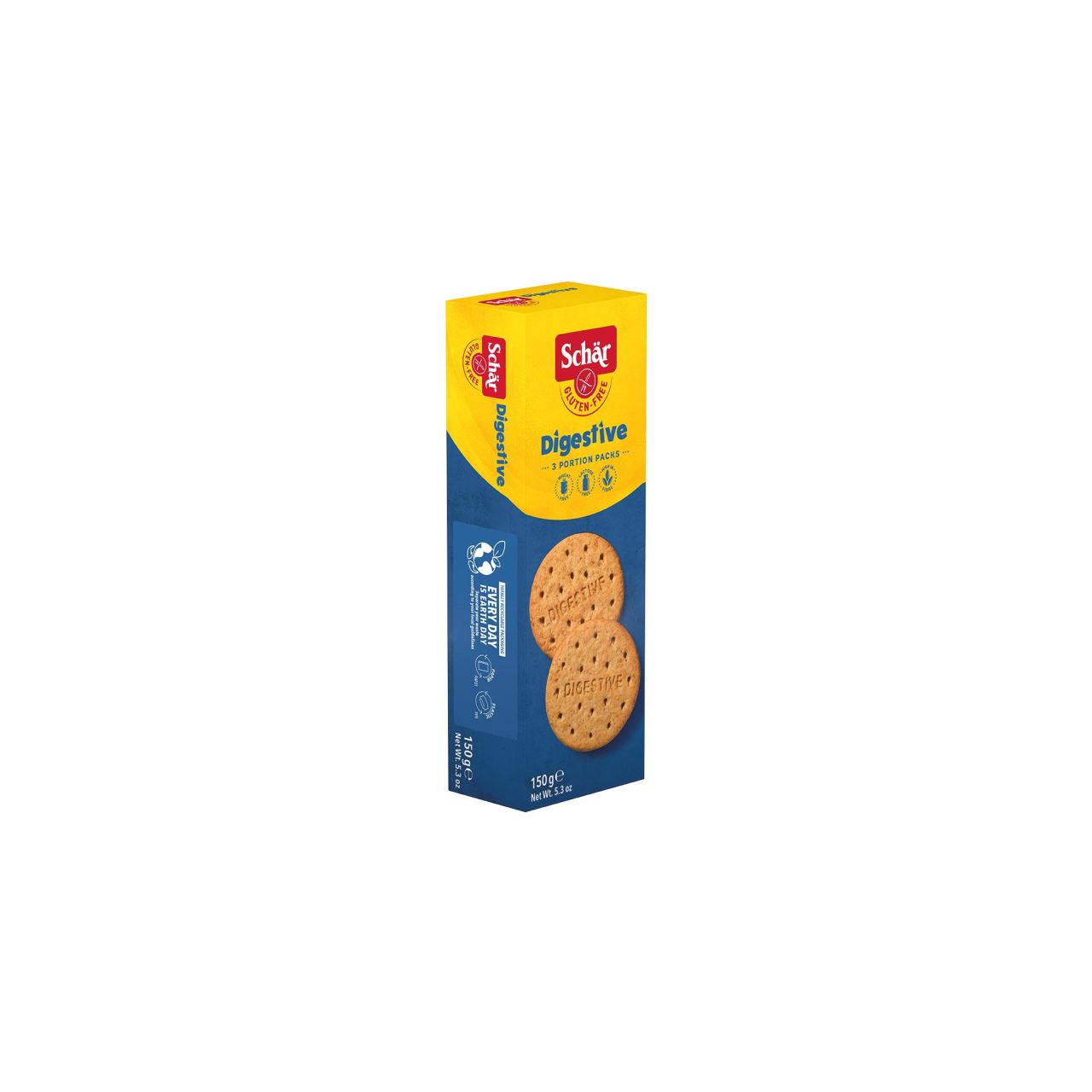 Biscuiti digestivi fara gluten 150gr Schar