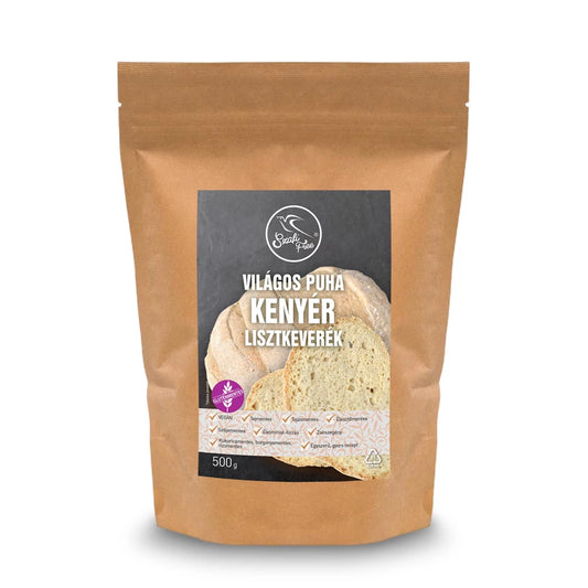 Amestec de faina pentru paine alba pufoasa fara gluten 500gr Szafi Free