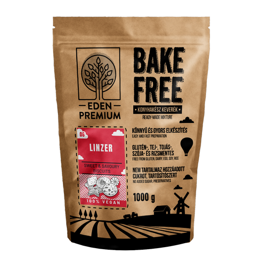 Mix faina fara gluten pentru linzer 1kg Bake Free Eden Premium