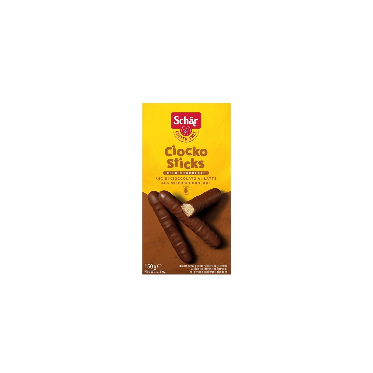 Batoane fara gluten invelite in ciocolata Ciocko Sticks 150gr Schar