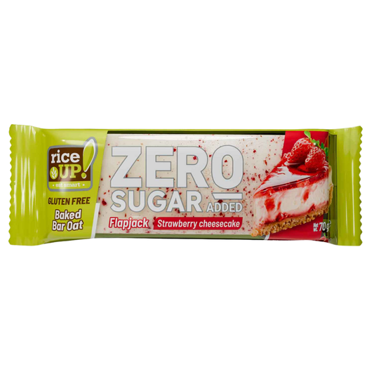 Baton din ovaz Zero Sugar fara gluten Cheescake 70gr Rice Up!