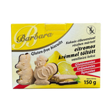 Biscuiti fara gluten cu crema de lamaie 150gr Barbara