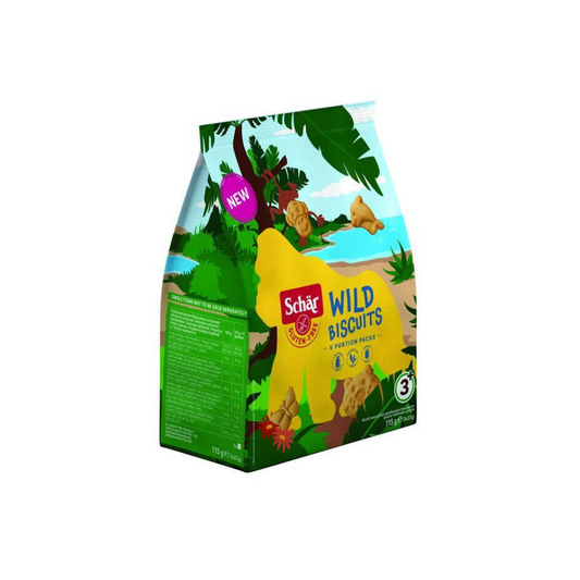 Biscuiti fara gluten animalute 115g Schar