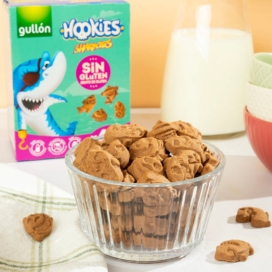 Biscuiti fara gluten cu cacao Sharkies 4x40gr 160gr Gullon