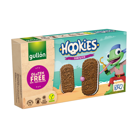 Biscuiti sandwich fara gluten Hookies 230gr Gullon