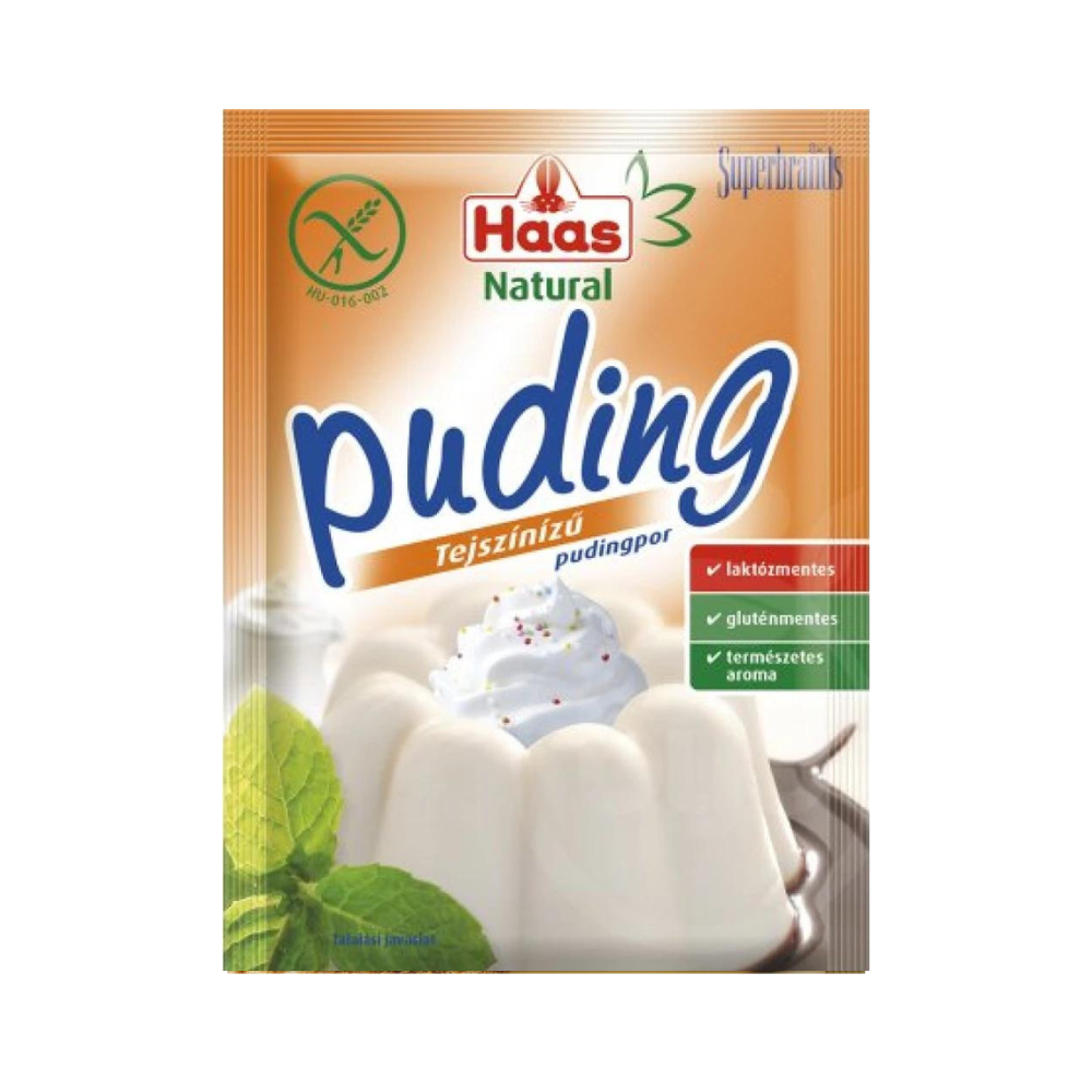 Budinca fara gluten cu gust de frisca 40g Haas