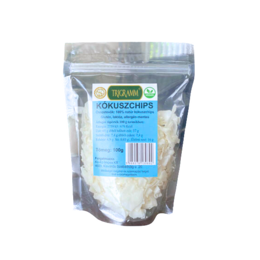 Chips de cocos fara gluten 100gr Trigramm