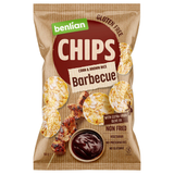 Chips fara gluten de orez brun si porumb barbeque 50gr Benlian