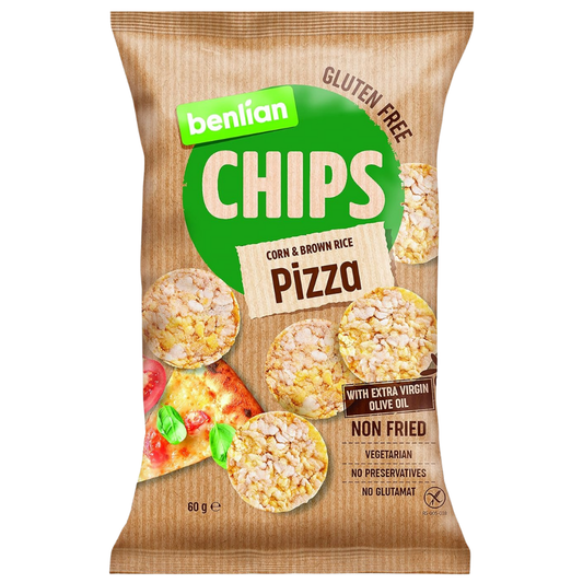 Chips fara gluten benlian cu pizza