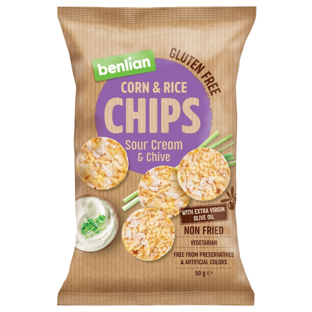 Chips fara gluten cu smantana benlian
