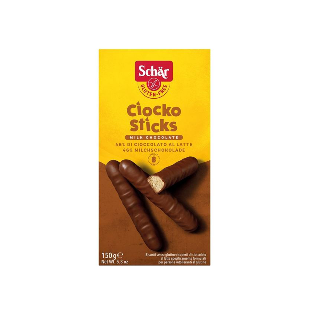 Batoane fara gluten invelite in ciocolata Ciocko Sticks 150gr Schar