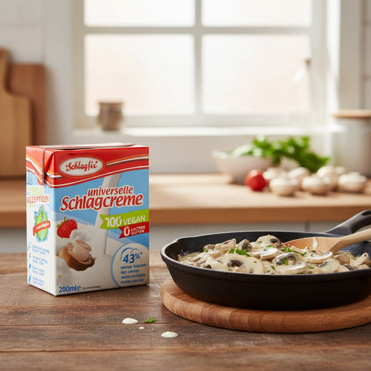 Frisca vegana neindulcita, fara gluten 200ml Schlagfix