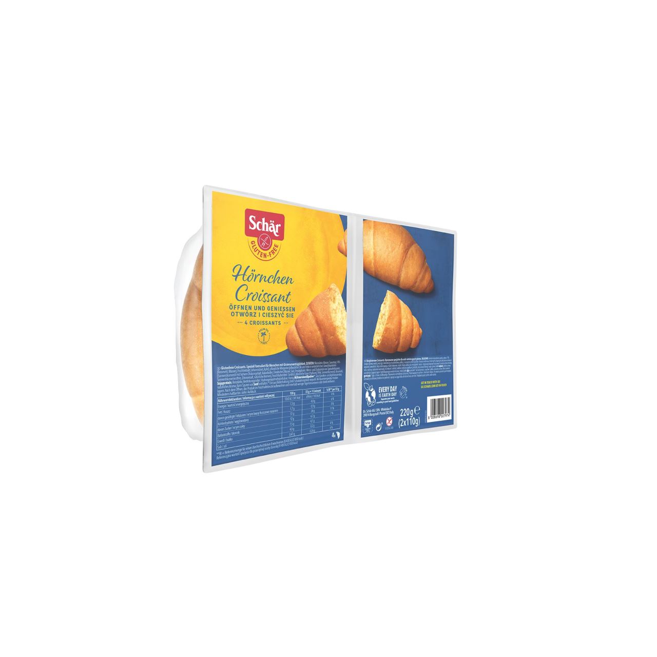 Corn fara gluten Croissant 220gr Schar