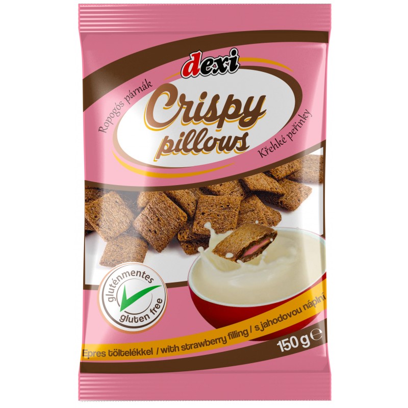 Pernite cu umplutura de capsuni fara gluten 150g Dexi