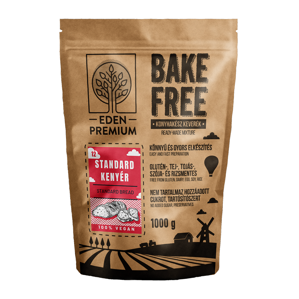 Mix faina fara gluten pentru paine Standard Bake Free 1kg Eden Premium