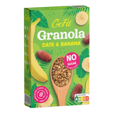 Granola fara gluten, fara zahar curmale si banane 250gr GoFit