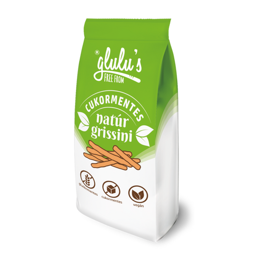 Grisine fara gluten, fara zahar natur 70gr Glulu's Freefrom